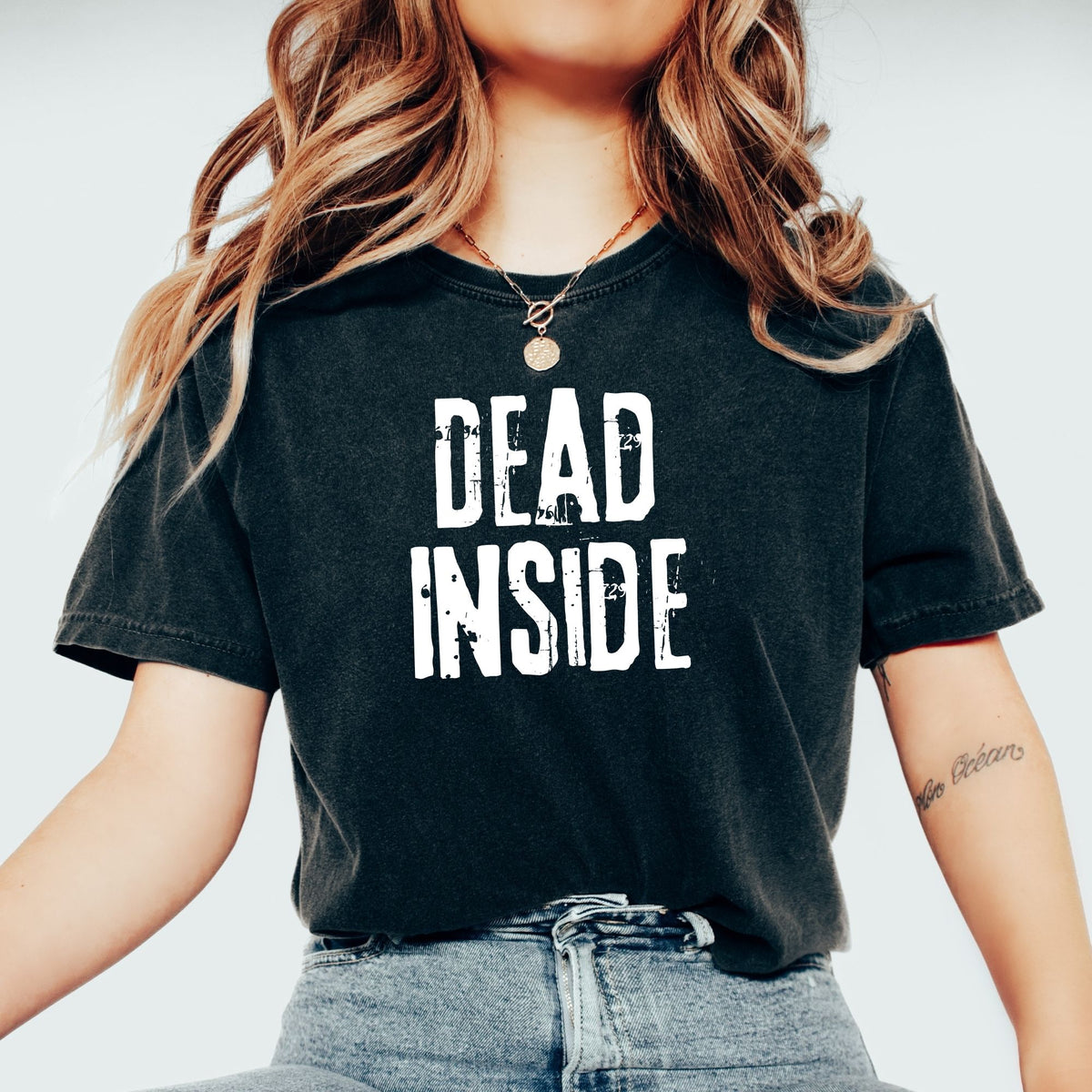 Dead Inside T-shirt in Black