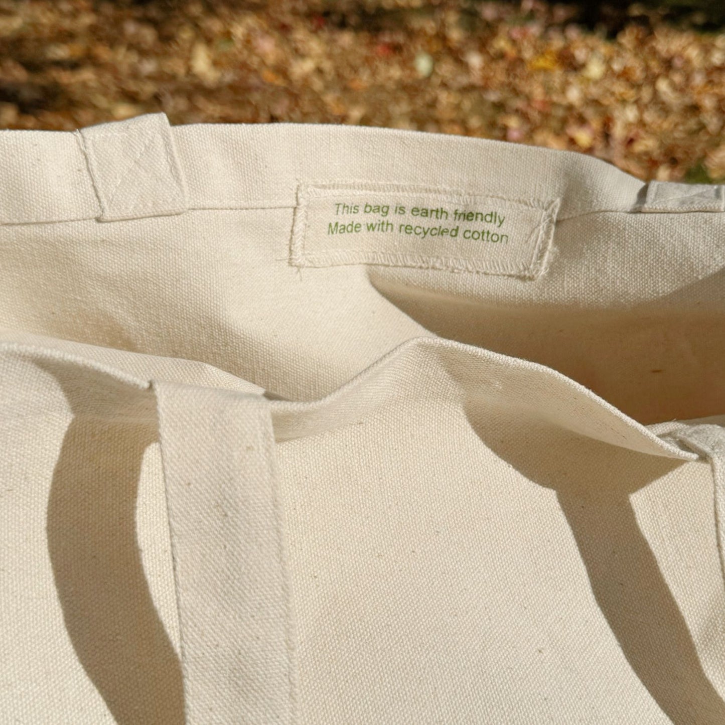 Recycled Canvas Tote Bag - Dogs Books Coffee