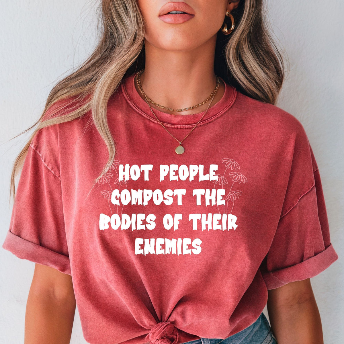 Hot People Compost on Denim