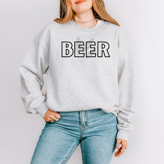 Beer on Wheat Crewneck