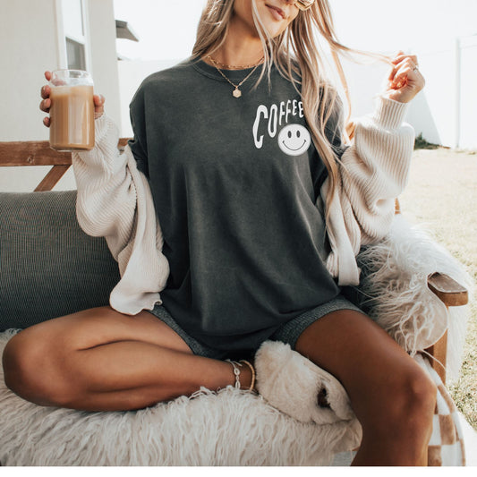 Coffee T-Shirt in Pepper