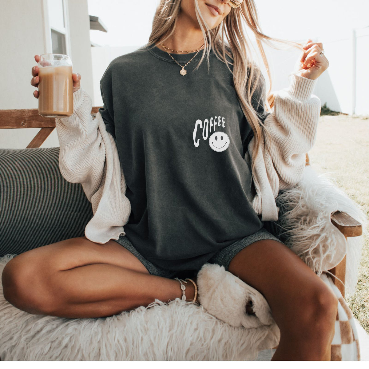 Coffee T-Shirt on Comfort Colors