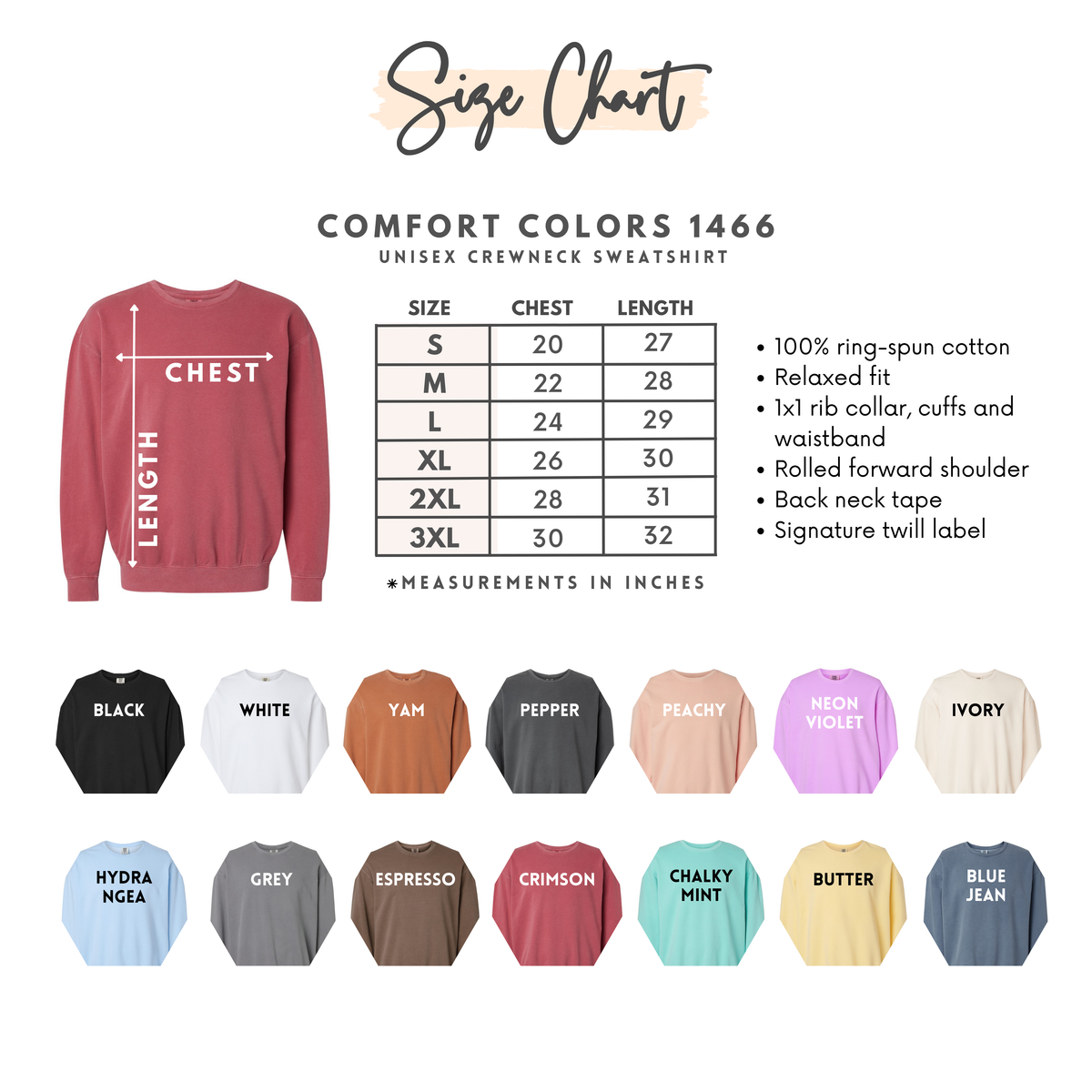 Hello Fall on Comfort Colors