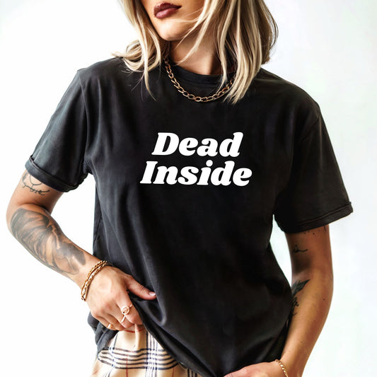 Dead Inside T-shirt in Black