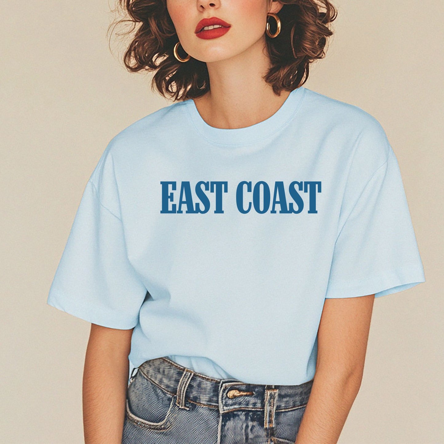 East Coast T-shirt in Hydrangea