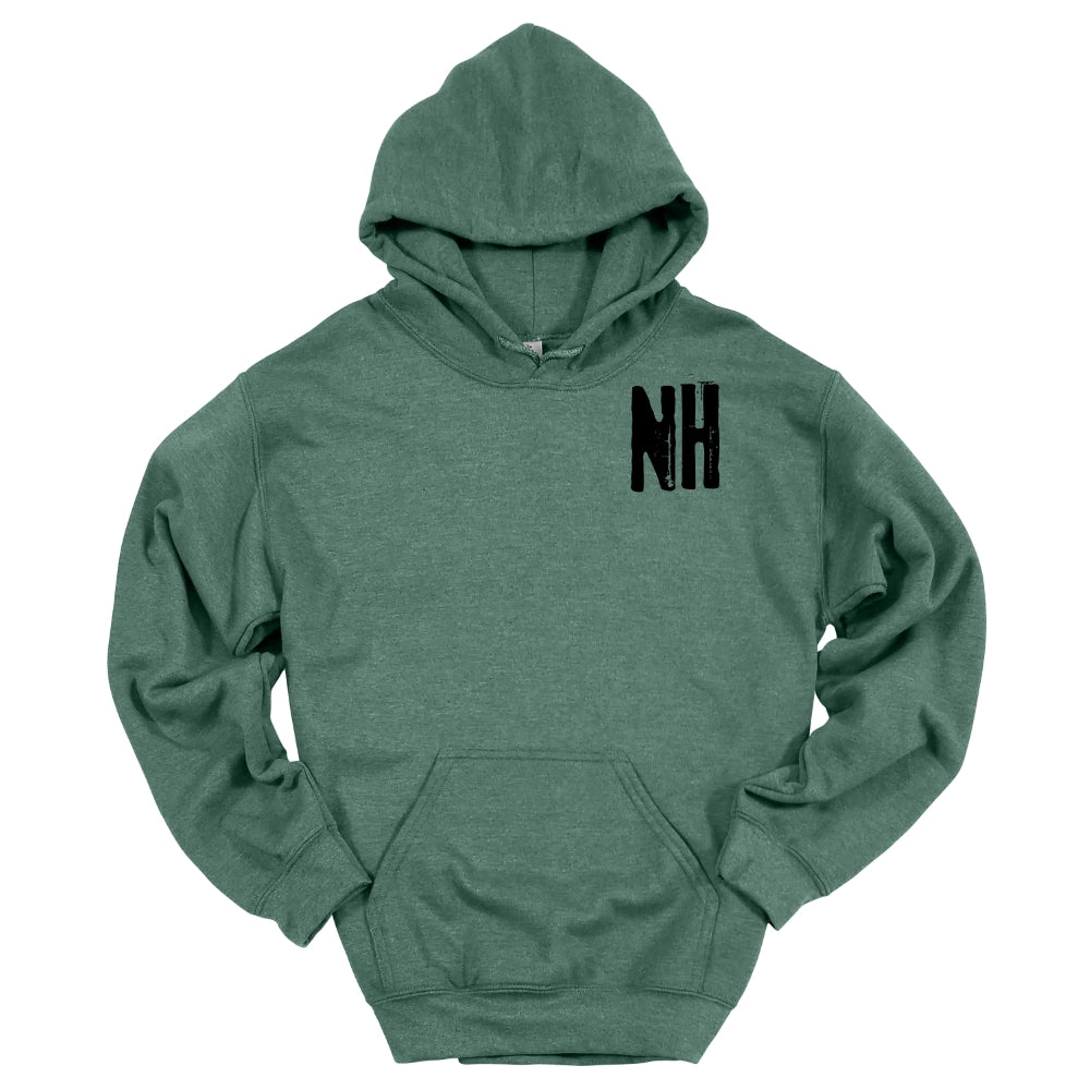 Get Outdoors Hoodie in Heather Sport Dark Green