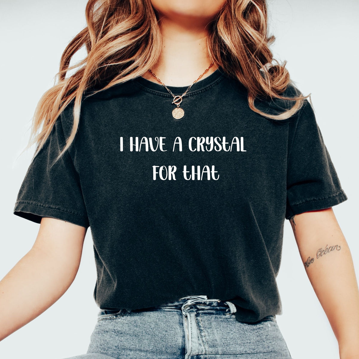 I have a crystal for that on Comfort Colors