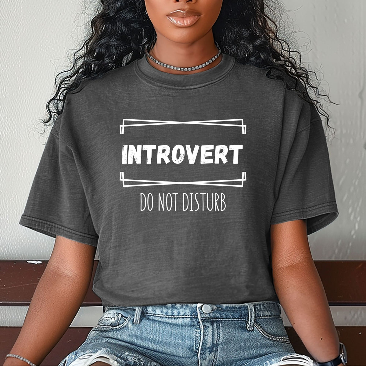 Introvert T-shirt on Comfort Colors