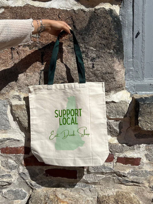 Cotton Canvas Bag - Support Local