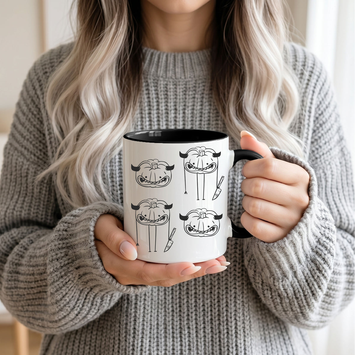Creepy Pumpkin Mug